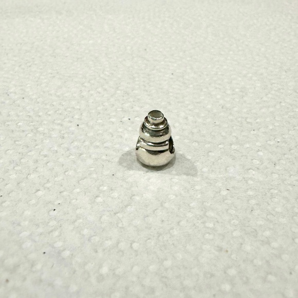 Pandora Retired Sterling Silver Snowman Charm - Picture 6 of 8
